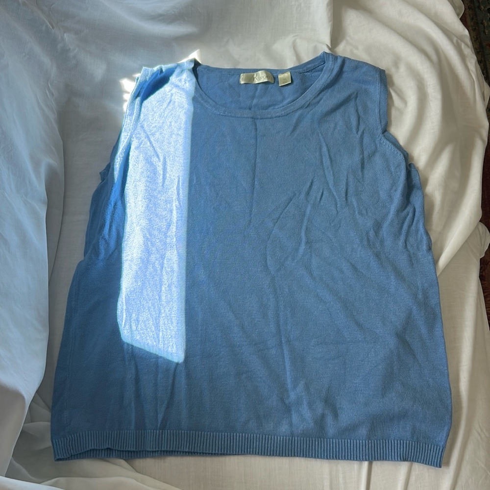 Vintage Blue Knit vest